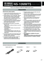 Yamaha NS-10-MMTS-Owners-Manual
